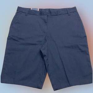 CHAPS Women’s 14.5 (juniors) Navy Blue Cotton Shorts